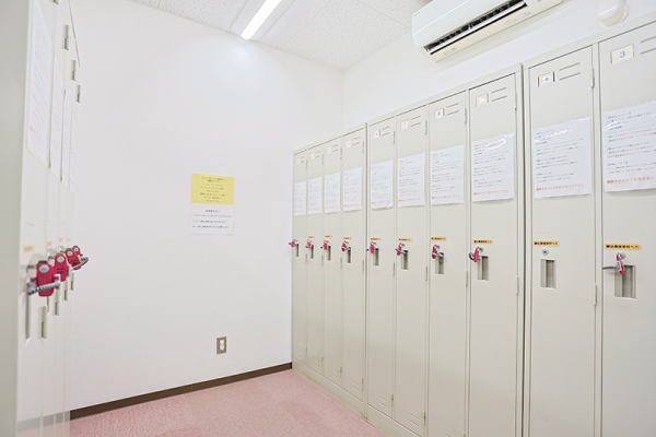 女子更衣室の写真