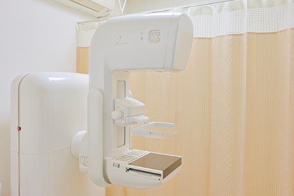 マンモグラフィー検査の写真